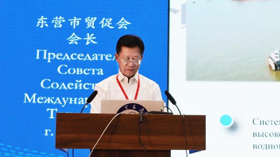 東營(yíng)市貿(mào)促會(huì)黨組書記、會(huì)長(zhǎng)劉杰元