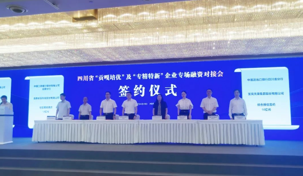 簽約儀式現(xiàn)場(chǎng)，左三為硅寶科技董事長(zhǎng)王有治
