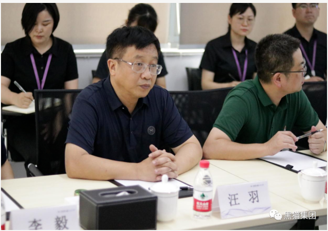 汪羽表示，安徽黑貓公司與民營(yíng)企業(yè)的合作是成功的，具有可復(fù)制意義