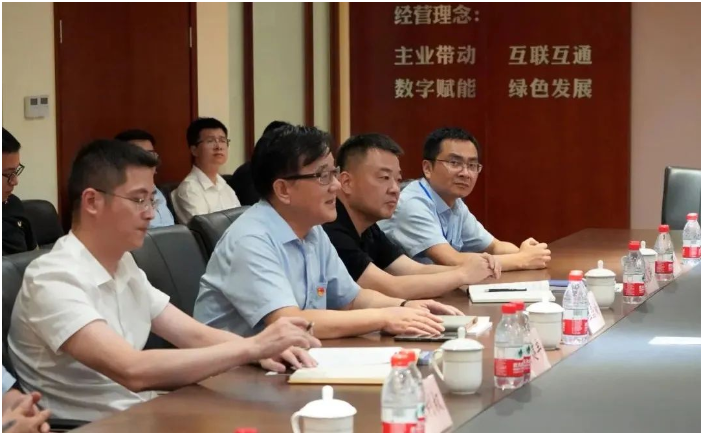 湖州市市委常委、組織部部長(zhǎng)徐仲儀一行蒞臨大橋油漆調(diào)研工作