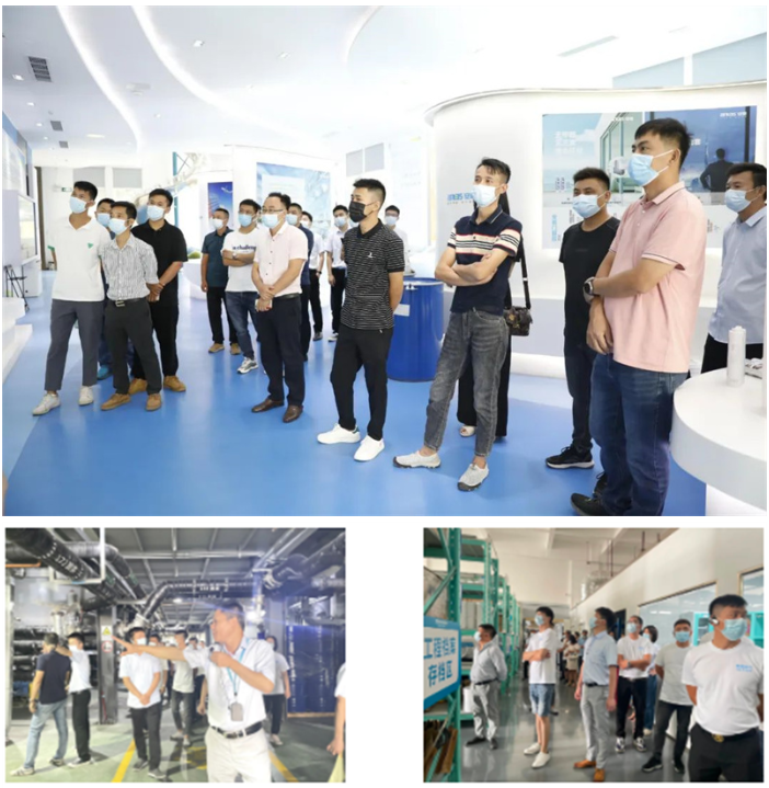 經銷商代表參觀了公司總部、從化生產基地及CNAS國家認可實驗室。通過沉浸式的參觀體驗，更深入地了解集泰股份的品牌文化、制造實力及創(chuàng)新能力。