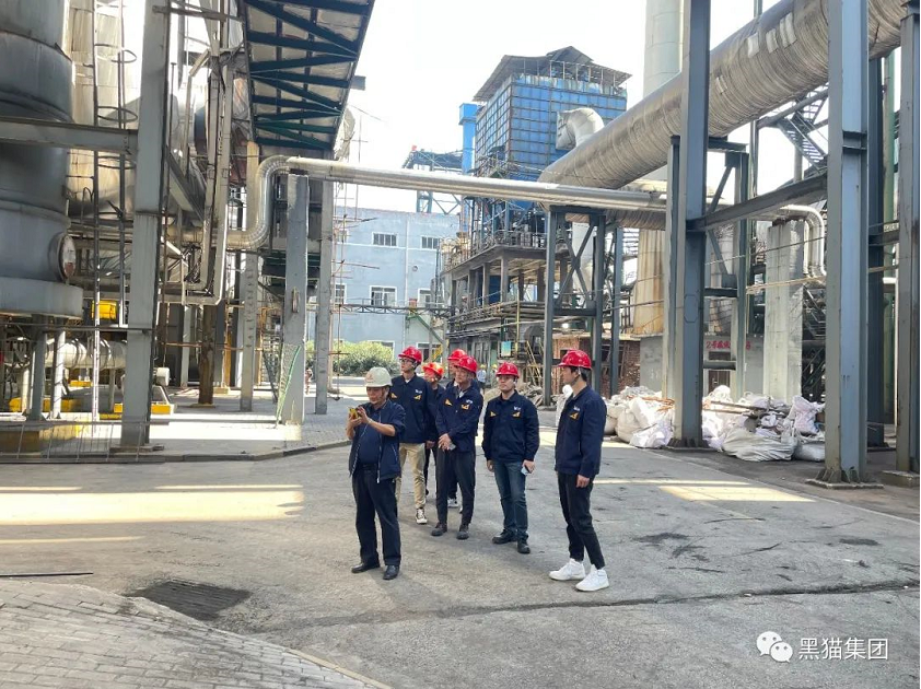黑貓集團(tuán)工程技術(shù)中心到各下屬企業(yè)開(kāi)展施工安全隱患檢查