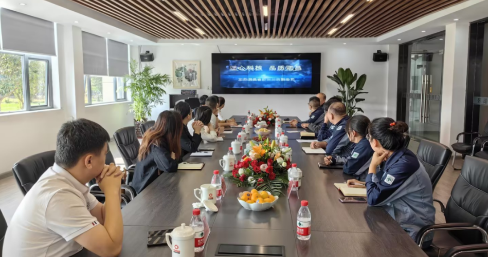 玉柴物流集團財務(wù)負(fù)責(zé)人一行到江蘇潤昌交流學(xué)習(xí)