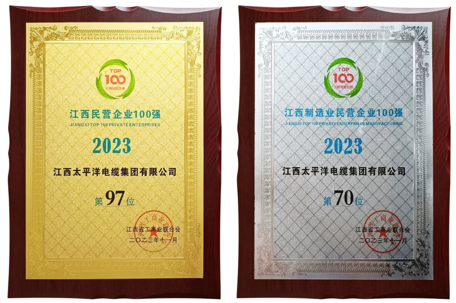 江西省人民政府新聞辦公室與江西省工商業(yè)聯(lián)合會(huì)攜手主辦的2023年江西民營(yíng)企業(yè)100強(qiáng)發(fā)布會(huì)于11月3日盛大舉行。在這次發(fā)布會(huì)上，江西太平洋集團(tuán)榮登“江西民營(yíng)企業(yè)100強(qiáng)”以及“江西制造業(yè)民營(yíng)企業(yè)100強(qiáng)”榜單。